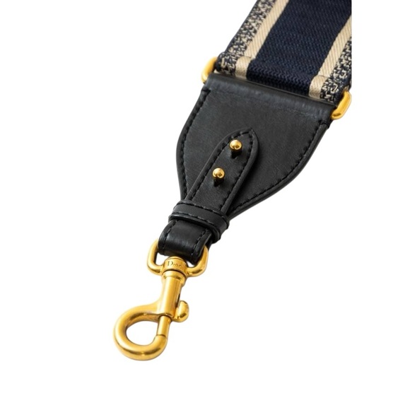 CHRISTIAN DIOR Canvas Embroidered Shoulder Strap - Picture 8 of 8